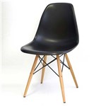 Cadeira Eames Wood Preta Pp Or Design 1102b - Preto