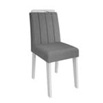 Cadeira Elisa 2 Peças - Branco - Platina