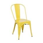 Cadeira em Aço Amarela