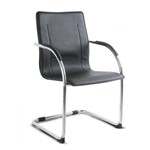 Cadeira Escritório Fixa Preta Mk-3778 - Makkon