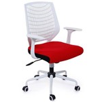 Cadeira Flakes Vermelha e Branca