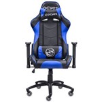 Cadeira Gamer Mad Racer V8 Azul com Rodas em Gel - MADV8AZGL