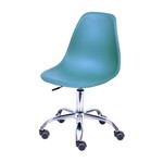 Cadeira Giratória Eames DKR Azul Petróleo 1102R Or Design