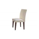 Cadeira Grécia 100% MDF (Kit com 2 Cadeiras) - Móveis Rufato - Café/Veludo Creme - Móveis Bom de Preço -