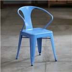 Cadeira Industry C/ Braço Azul