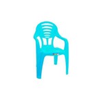 Cadeira Infantil com Braço Azul Paramount Plásticos