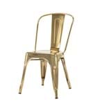 Cadeira Iron Espelhada Dourada