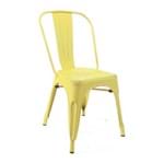 Cadeira Iron Tolix Antique Amarela Byartdesign