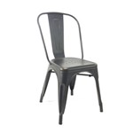 Cadeira Iron Tolix Antique Preta Byartdesign Preto