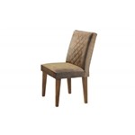 Cadeira Jade 100% MDF (Kit com 2 Cadeiras) - Móveis Rufato - Imbuia/ Amimale Chocolate - Móveis Bom de Preço -