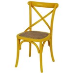 Cadeira Katrina 1150 Assento Rattan Cor Amarela - 30750