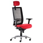 Cadeira Kind Presidente Premium Mesclado Vermelho/Preto