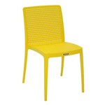 Cadeira Moderna Sem Braços - Tramontina Isabelle - Amarelo