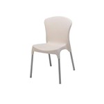 Cadeira Mona Polipropileno - Off White