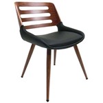 Cadeira Nature PU Preto Original Entrega Byartdesign