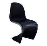 Cadeira Panton Chair Preto Original Entrega Byartdesign