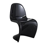 Cadeira Panton - Preto Brilho