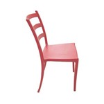 Cadeira Plástica Monobloco Nadia Vermelha Tramontina 92034/040