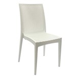 Cadeira Rattan Branca OR Design