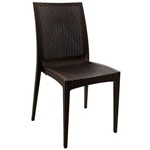 Cadeira Rattan Café OR Design - MARROM