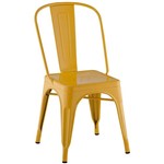 Cadeira Rivatti Iron Sem Braço Amarela