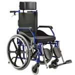 Cadeira Rodas Reclinável - Ortopedia Jaguaribe - Ágile - Azul 44