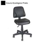 Cadeira Secretária Giratória 558 Sem Braço Firenze Couro Ecológico 754305