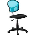 Cadeira Secretária Standard Giratória Azul e Preta - Ecadeiras