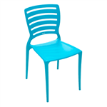 Cadeira Sofia Encosto Horizontal Azul Tramontina 92237070