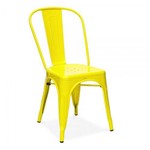 Cadeira Tolix Aço Carbono Amarelo - By Haus