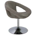 Cadeira Tramontina Delice Estofada Cinza em Polietileno com Base Central 92706211