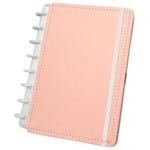 Caderno A-5 Tons Pastéis Rosa com 80 Folhas Caderno Inteligente