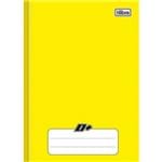 Caderno Amarelo D ¼ Brochura Capa Dura Costurado 48 Folhas