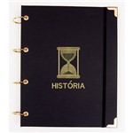 Caderno Argolado Unversitário História em Couro