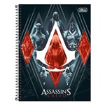 Caderno Assassins Creed - Símbolo - 1 Matéria - Tilibra