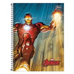 Caderno Avengers - Homem de Ferro - 1 Matéria - Tilibra