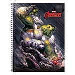 Caderno Avengers - Hulk - 1 Matéria - Tilibra