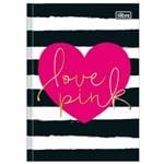 Caderno Brochura 1/4 Love Pink 96 Folhas Tilibra 1026733