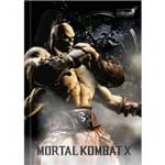 Caderno Brochura Capa Dura 1/4 Mortal Kombat 80 Folhas - Sortido (Pacote com 5 Unidades)
