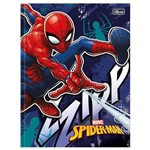 Caderno Brochura Spider Man - Azul Escuro - 96 Folhas - Tilibra