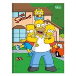 Caderno Brochura The Simpsons - Homer e Filhos - 48 Folhas - Tilibra