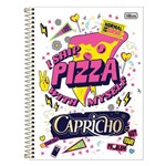 Caderno Capricho - I Ship Pizza - 16 Matérias - Tilibra