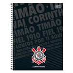 Caderno Corinthians - Escudo - 80 Folhas - Tilibra