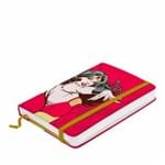 Caderno de Anotação com Elástico Mulher Maravilha Vermelho Dc Comics