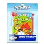 Caderno de Anotações Lapiseira e Adesivos Angry Birds