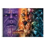 Caderno de Cartografia e Desenho Avengers - os Vingadores Vs Thanos - Tilibra
