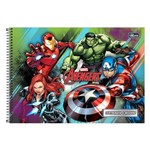 Caderno de Cartografia e Desenho Avengers - Verde - Tilibra