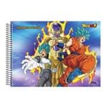 Caderno de Cartografia e Desenho Dragon Ball Super - Roxo - São Domingos