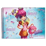 Caderno de Cartografia e Desenho Petit Poá - Menina - Jandaia