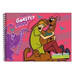 Caderno de Cartografia e Desenho Scooby-doo - Vermelho - Jandaia